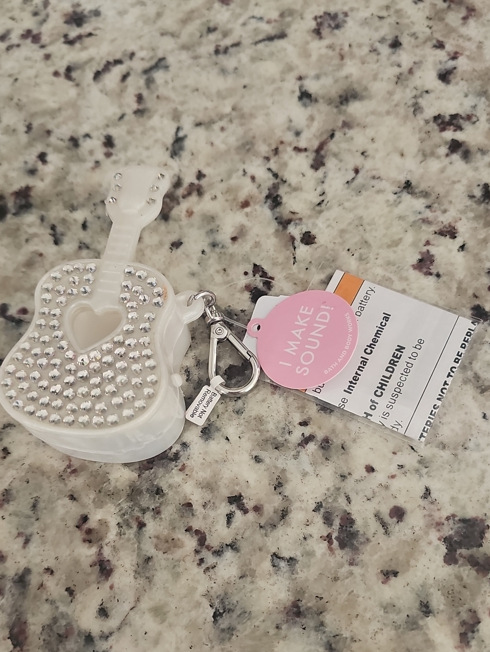 Bath & Body Works Guitar Pocetbac Holder With Soind